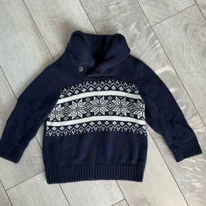 children’s Place boys winter sweater 12–18 months